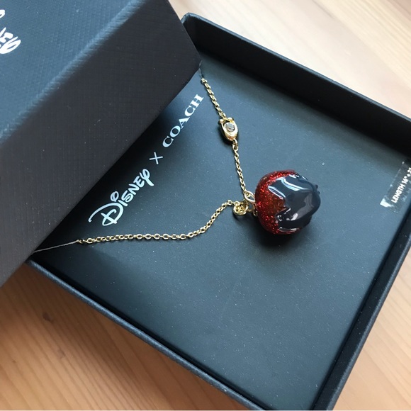 🍎 Coach Disney X Poison Apple Necklace - Picture 6 of 8
